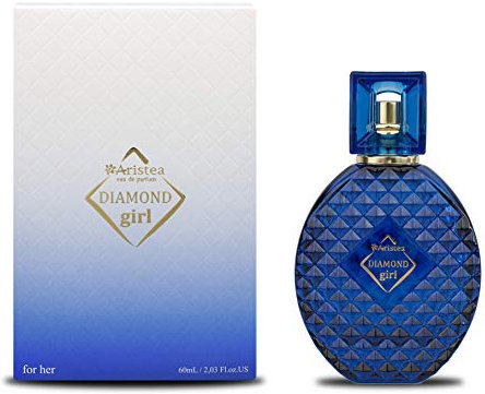 Aristea Parfum Damen Diamond Girl, Eau de Parfüm für Frauen, blumig-orientalischer Damenduft, 60ml