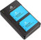 Homesuit 2er-Pack LP-E17 Akku 1300mAh und Schnellem Dual USB-Ladegerät für Canon Rebel SL3, SL2, T8i, T7i, T6i, T6s, EOS R10, R50, R8, RP, M3, M5, M6, 200D, 77D, 750D, 760D, 800D, 8000D und mehr