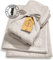 Liebenstein® [2er Set Premium Saunahandtuch - in beige - 70x200 cm - aus feinster Baumwolle mit 625 g/m² - außergewöhnlich weich und saugstark