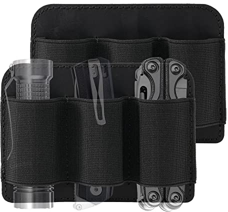 VIPERADE PL6 Elastischer EDC Organiser Klein Klett Organizer Insert,Modulare Elastische Schleife Panel,Elastischer EDC Pouch Multitools Organiser Holster,Klett Organizer Panel