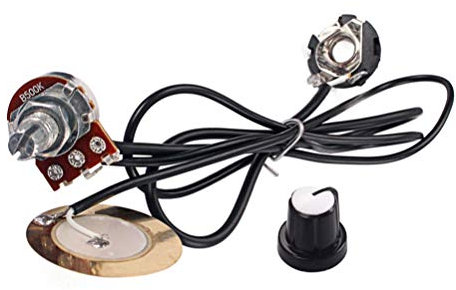 1 Satz Mikrofon Pickup Für Gitarre Potentiometer-audiokegel Ersatzteile Für Gitarren Gitarren-piezokontakt Shaft Audio Pots Akustikgitarren Tonabnehmer Gitarrenzubeh?r Bass Wandler