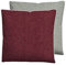 biberna 0840500 Wende-Bettwäsche Kopfkissenbezug Melange-Flanell 1x 40x40 cm Burgund