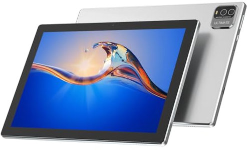 Tablet 10 Inch, Android 11 Tablets, Quad-Core 1.8GHz Processor, 64GB Storage and 512GB Expand, 4GB RAM, 8MP Dual Camera, 1280x800 IPS HD Display Screen, Support WiFi & BT, 6000mAh Long Battery Life.