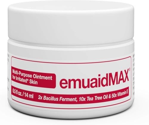 EMUAIDMAX First Aid Ointment for Eczema-Prone, Dry & Itchy Skin, 0.5 oz