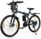 VARUN E Bike, 26 Zoll Elektrofahrrad Herren Damen mit 250W Motor, 48V 7.8Ah Akku, E-Bike Klapprad mit 21-Gang, LCD Meter, E-Mountainbike mit 3 Fahrmodi, Dämpfung Vorne und Hinten, EU-Konformes