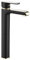 Rea Waschtischarmatur BLOOM BLACK GOLD HAUT Wasserhahn Bad Badarmatur aus Messing Armatur für Waschbecken Badezimmer Mischbatterie Waschbecken Einhebel (Schwarz)