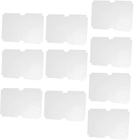 Ciieeo 10 Stück Selbstklebende Buchhülle Transparente Buchhülle Schützende Buchhülle Klebefolie Klare Hülle Klare Buchhülle Buch-Vinylhüllen Kunststoff-Buchhülle Schreibwaren