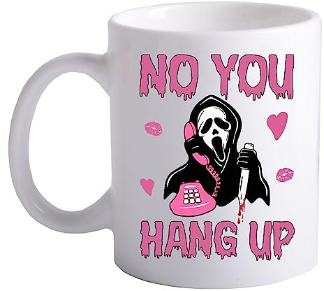 happy bargains ltd Horror Movie Friends Mug Halloween Nightmare On Elm Street Friday 13th Texas Chainsaw Massacre Childs Play Chuck 80s Movie Memorabilia Mug v6