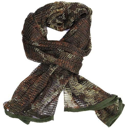Tongcamo Netzschal Camo Schal für Sport Wargame Freizeit und andere Outdoor Aktivitäten Tarnnetz Schal Tarnschal Tarnung (Italy Camo-(Double-Sided Printing))