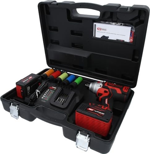 KS Tools 515.6100 eMONSTER Jeu de 9 tournevis à percussion sans fil 1/2