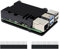 Geekworm Raspberry Pi 5 Gehäuse Aluminium Passive Kühlung (P122-C)