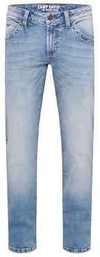 Camp David NI:CO Herren Jeans Regular Fit Stretch | gerades Bein, mittlere Leibhöhe, Denim mit Elasthan, Five-Pocket, Reißverschluss, Verschiedene Waschungen, Längen & Stretchgrade, Zeitloser Look
