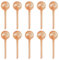 10 Piezas Bolas de Riego por Goteo para Plantas, Sistema de Riego Automático para Plantas, Apto para Regar Macetas en Interiores al Aire Libre, Dispensador de Agua Autorriego para Vacaciones (Naranja)