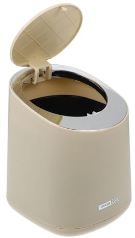 LABRIMP Mini Mülltonne Aus Press-mülleimer Mit Deckel Für Schreibtisch Kleiner Abfalleimer Für Küche Wohnzimmer Schlafzimmer Bad Wc Langlebig Und Praktisch
