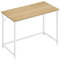 VASAGLE Tisch, Computertisch, Bürotisch, 100 x 50 x 76 cm, für Arbeitszimmer, Schlafzimmer, Wohnzimmer, natureichenfarben-perlweiß LWD041W70V2