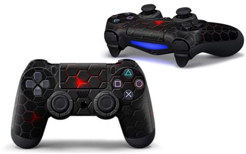 Wonhomke pour Playstation 4 Controller Sticker pour PS4 Controller Vinyl Sticker pour PS4 Controller PVC Skins (PS4-009)