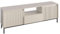Mirjan24 TV Lowboard Ozmi 2K2SZ mit 2 Türen und 2 Schubladen auf Kugelgleitschienen, Metallfüße, Push to Open, Fernsehschrank, Fernsehtisch, TV Schrank TV Bank (Cashmere)