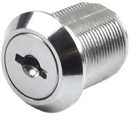 Feegow Serrature tubolari a camma con chiave uguale – Serratura di ricambio in lega di zinco – Serrature di stoccaggio RV – Serratura per cassetta postale per cassetti e cassette postali (20 mm)