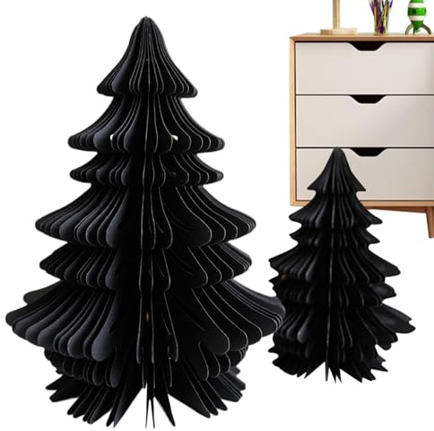 Papier-Weihnachtsbaum – Desktop-Feiertagsdekoration, Papier-Weihnachtsbaum | Dekoration, Basteln, Fensterdekoration, Requisiten, Weihnachtsbaum, Weihnachtsdekoration, Szenen-Layout, Requisiten, 2 x für