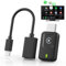 Adaptador Inalámbrico Carplay 2 en 1, para Convertir CarPlay/Android Auto con Cable en Inalámbrico, Compatible para Coches con CarPlay y AA, para iOS 10+ & Android 11+, USB C/A