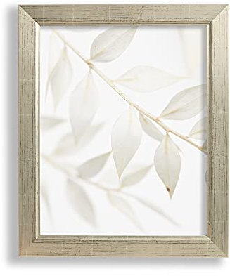 VO design Ida Bilderrahmen 75x98 cm zum Aufhängen/Maßanfertigung möglich/Posterrahmen aus MDF Holzwerkstoff in Metallglanz Dekor mit klarem Acrylglas/Puzzle Rahmen