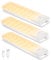 Schrankbeleuchtung Unterbauleuchte Küche LED 3 Stück Dimmbar mit Bewegungsmelder Innen, Akku Schrankleuchte Lampe USB-C Aufladbare LED Leiste Magnetische Lampen für Küche,Treppe,Wohnzimmer-3000K
