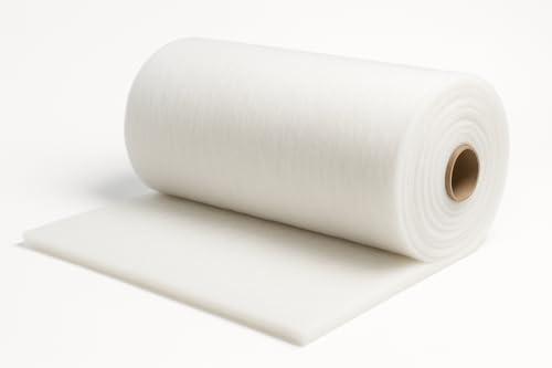 Black Barn Upholstery Supplies Premium Polyester Wadding – Batting for Upholstery, Quilting, Artificial Snow & Insulation 4oz / 27 / 5m