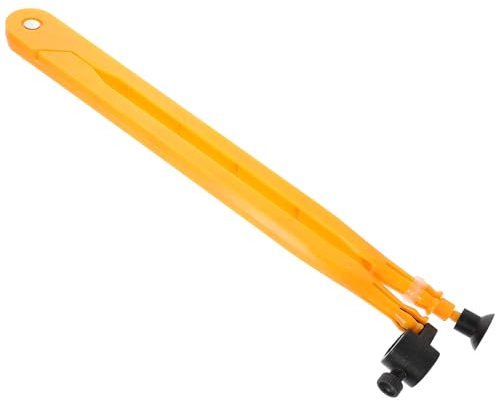 Uonlytech Boussole Grand Format en Plastique Ventouse, Compas pour Démonstration Mathématique en Classe