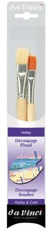 Da Vinci 5013 Series Decoupage Brush Set, Purple, Brown/Black, 30 x 30 x 30 cm