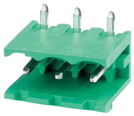 PHOENIX CONTACT MSTB 2,5/3-G Leiterplattensteckverbinder, Grün, 2.5 mm² Nennquerschnitt, 12 A, 320 V, 3 Polzahl, MSTB 2,5/..-G Artikelfamilie, 5 mm Rastermaß, 250 Stück