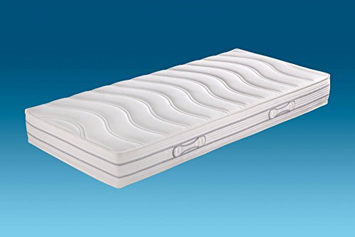 Hn8 Emotion PRO TFK Matratze mit 1000 Federn 7 Zonen TTFK und Klima-Borderbezug - Grösse 100x220 - Härtegrad H3