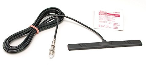 Multiband Klebe- Antenne für LTE, 3G, 4G, GSM, UMTS, Bluetooth, WLAN, WiFi für Glasbefestigung Kabellänge 250cm Steckertyp: FME Female (FME/F)