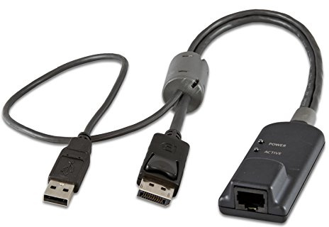 Vertiv Avocent MPU KVM Interface Module, Virtual Media Common Access Card (CAC), USB, Keyboard-Mouse, RJ-45 Female Network, for Vertiv Avocent Merge Point Unity (MPUIQ-VMCDP), DisplayPort Cable