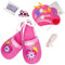alles-meine.de GmbH Bastelset - Filz - Pantoffeln/Hausschuhe - Prinzessin Ballerina - zum Sticken, einfaches Nähen per Hand - incl. Name - Gr. 30-35 / Circa 6-10 Jahre ..