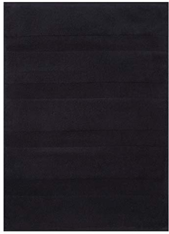 Betz Badvorleger Badematte Badteppich Duschvorleger Frottee Deluxe Größe 50x70 cm Qualität 680 g/m² 100% Baumwolle Farbe schwarz