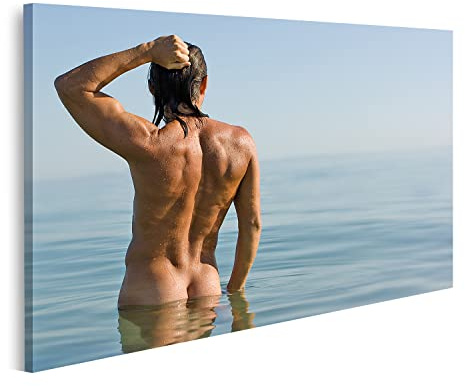islandburner Bild auf Leinwand Knackiger Mann Körper Im Wasser Gay Lgbt Bilder Wandbilder Poster