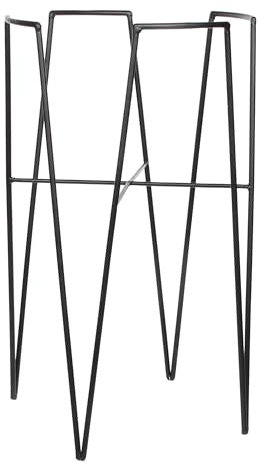 Mica decorations Blom Pflanzenständer, Metall, schwarz, H:50 cm D: 29,5 cm
