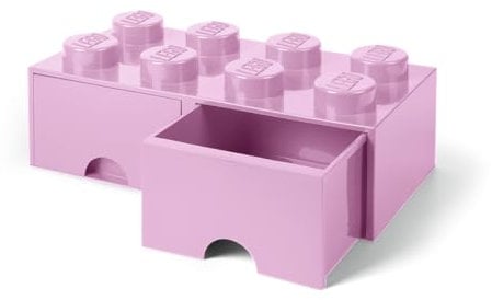LEGO 4006 Aufbewahrungsbox, Plastik, Legion/Light Purple, 50 x 25 x 18 cm