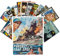 PIXILUV 24 Postkarten War Ships and Planes WWII Vintage Military Movie Posters Ads