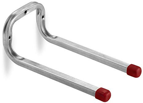 OrgaTech Doppelhaken 80 x 200 mm, Legierter Stahl, 100% Legierter Stahl, Gerätehalter, Haken