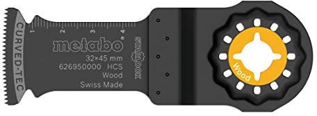 Metabo 626950000 626950000-Hoja de Sierra de inmersión Madera HCS 45 mm x 32 mm, 0 V, Negro, 32 mm
