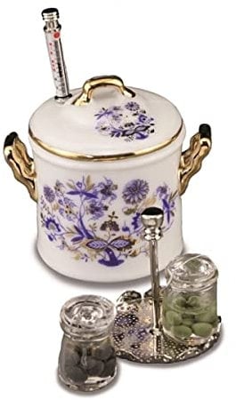 001.631/6 - Einmachtopf mit Gläsern, Miniatur