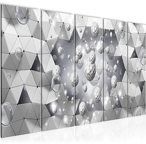 Runa Art Peinture 3D Abstrait Impression sur Toile intissee Decoration Murale Salon Chambre 016756c