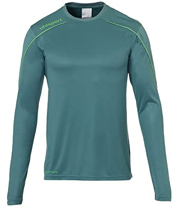 uhlsport Herren Trikot Stream 22 Langarm Trikot, Fir Grün/Fluo Grün, M, 100347813