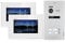 Balter EVO Video Türsprechanlage, Touchscreen, 7 Zoll Monitor, Türstation für 2 Familienhaus Türklingel, Smartphone App, 2-Draht Bus, 150° Weitwinkel-Kamera