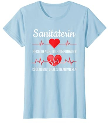 Sanitäterin, Rettungs-Sanitäter, Rettungsdienst I T-Shirt