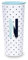 Kate Spade New York Insulated Stainless Steel Initial Tumbler, 24 Ounce Double Wall Travel Cup with Lid, N (Blue)