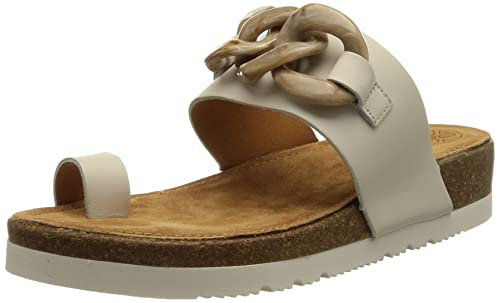 Unisa Damen Schiebe-Sandalen , Elfenbein , 37 EU