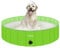 furrybaby Piscina Plegable para Perros, Piscina Acolchada para Perros, portátil para baño de Perros, Piscina de plástico para Perros, Piscina Grande y Dura para niños (Rosa 120 x 30 cm)