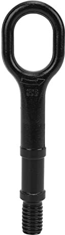 KIMISS Gancio di Traino per Auto, Gancio di Traino per Auto Nero 1T0 805 615 A Heavy Duty Gancio di Traino Gancio di Traino Paraurti Anello di Ricambio per R32 Coniglio